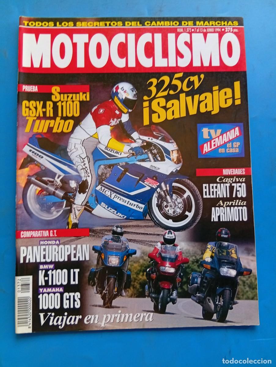 Cars and Motorcycles: MOTOCICLISMO. N&ordm; 1372. A&Ntilde;O 1994. PRUEBA: SUZUKI GSX-R 1100 TURBO. BMW K1100 LT ABS. APRILIA C.. LEER