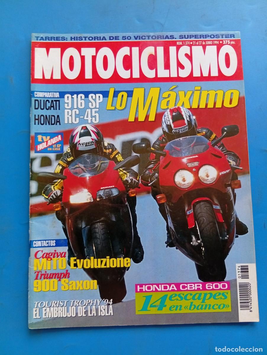 Cars and Motorcycles: MOTOCICLISMO. N&ordm; 1374. A&Ntilde;O 1994. PRUEBA: TRIUMPH 900 SAXON. CAGIVA MITO 155 EVOLUCIONE... LEER.