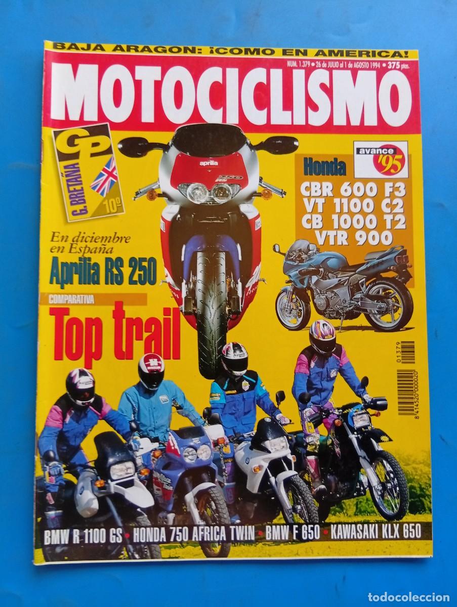 Voitures et Motocyclettes: MOTOCICLISMO. N&ordm; 1379. A&Ntilde;O 1994. APRILIA RS 250. HONDA MAGNA 250. CAMPEONATO DE EUROPA DE SUP.. LEER