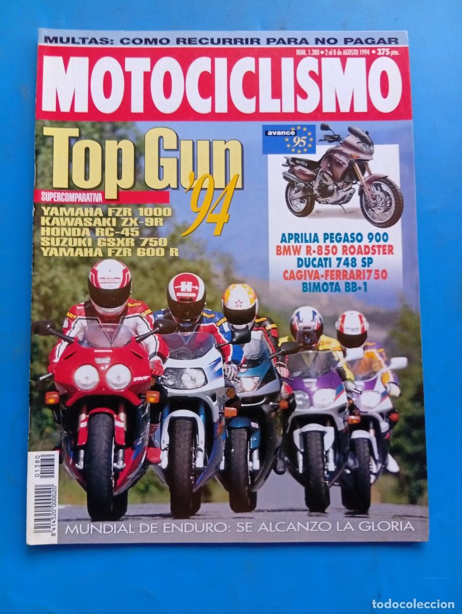 Coches y Motocicletas: MOTOCICLISMO. N&ordm; 1380. A&Ntilde;O 1994. YAMAHA FZR 1000. KAWASAKI ZX 9R. SUZUKI GSX R 750. FZR 600 R.. LEER