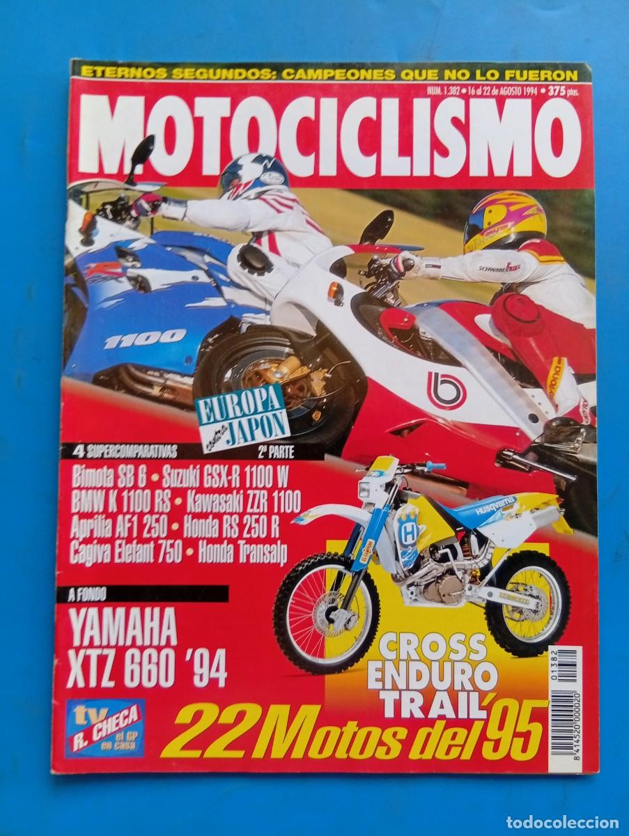 Coches y Motocicletas: MOTOCICLISMO. N&ordm; 1382. A&Ntilde;O 1994. BIMOTA SB 6. BMW K 1100 RS. APRILIA AF1 250. SUZUKI GSX-R..... LEER