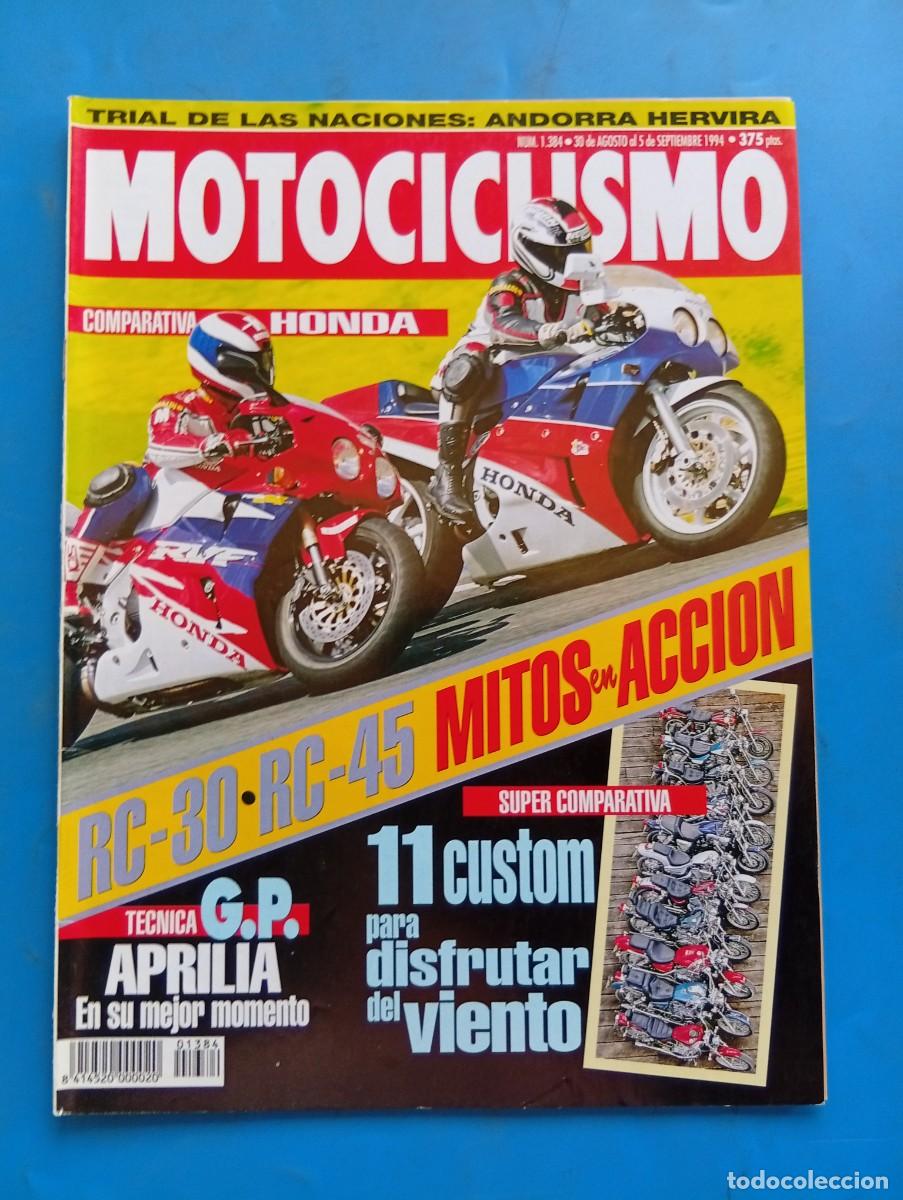 Coches y Motocicletas: MOTOCICLISMO. N&ordm; 1384. SEPTIEMBRE 1994. PRUEBA: HONDA RC 45 RUMI. LAS APRILIAS DEL GRAN PREMIO. LEER