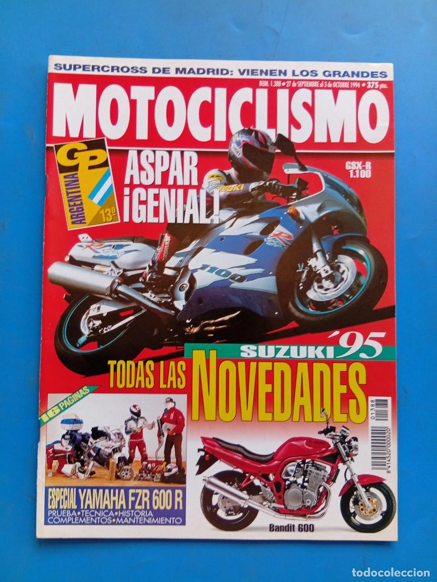 Coches y Motocicletas: MOTOCICLISMO. N&ordm; 1388. SEPTIEMBRE. 1994. ASPAR GENIAL!. SUZUKI '95. ESPECIAL YAMAHA.. LEER.