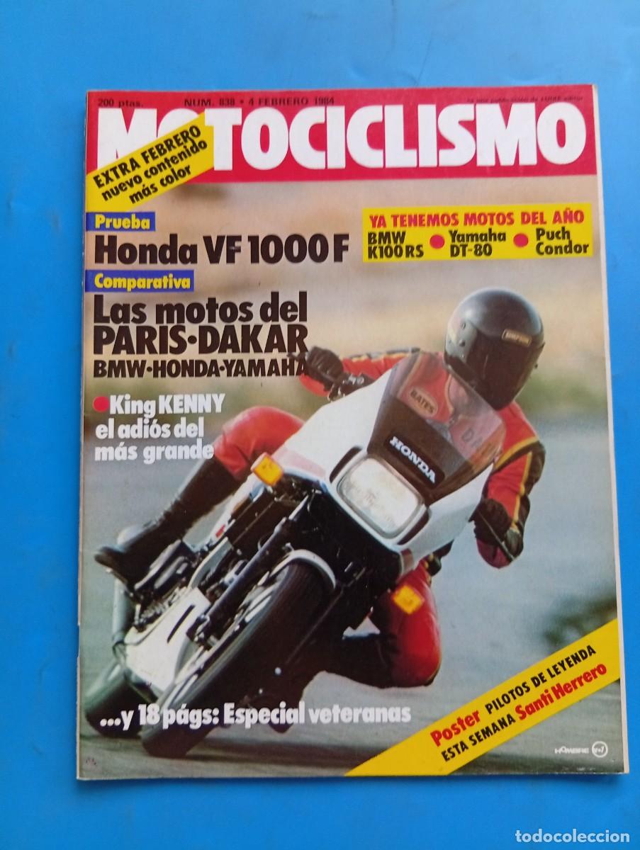 Coches y Motocicletas: MOTOCICLISMO. N&ordm; 838. A&Ntilde;O 1984. PRUEBA: HONDA VF 100F. BETA TR 32. SANTI HERRERO.. TRAE P&Oacute;STER. LEER