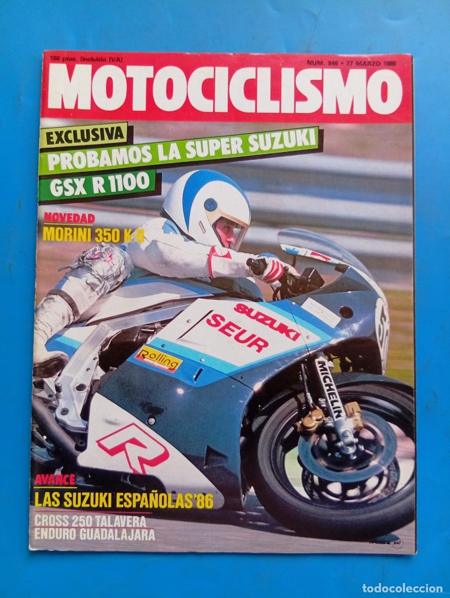 Coches y Motocicletas: MOTOCICLISMO. N&ordm; 946. A&Ntilde;O 1986. GSXR 1100. MORINI 350 K-II. NACIONAL DE VELOCIDAD ANTE JEREZ... LEER