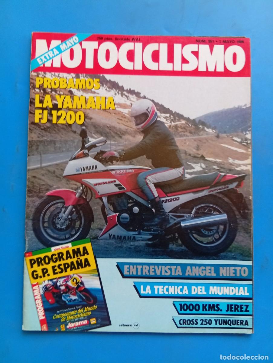 Coches y Motocicletas: MOTOCICLISMO. N&ordm; 951. A&Ntilde;O 1986. YAMAHA FJ 1200. RIEJU MARATHON. JJ/CROBAS TR-2... LEER.