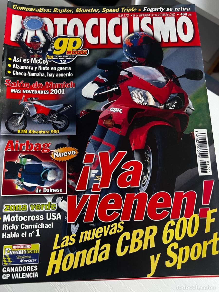 Coches y Motocicletas: MOTOCICLISMO. N&deg; 1701. OCTUBRE 2000. NUEVAS HONDA CBR 600 F Y SPORT. MOTOCROSS USA. LEER