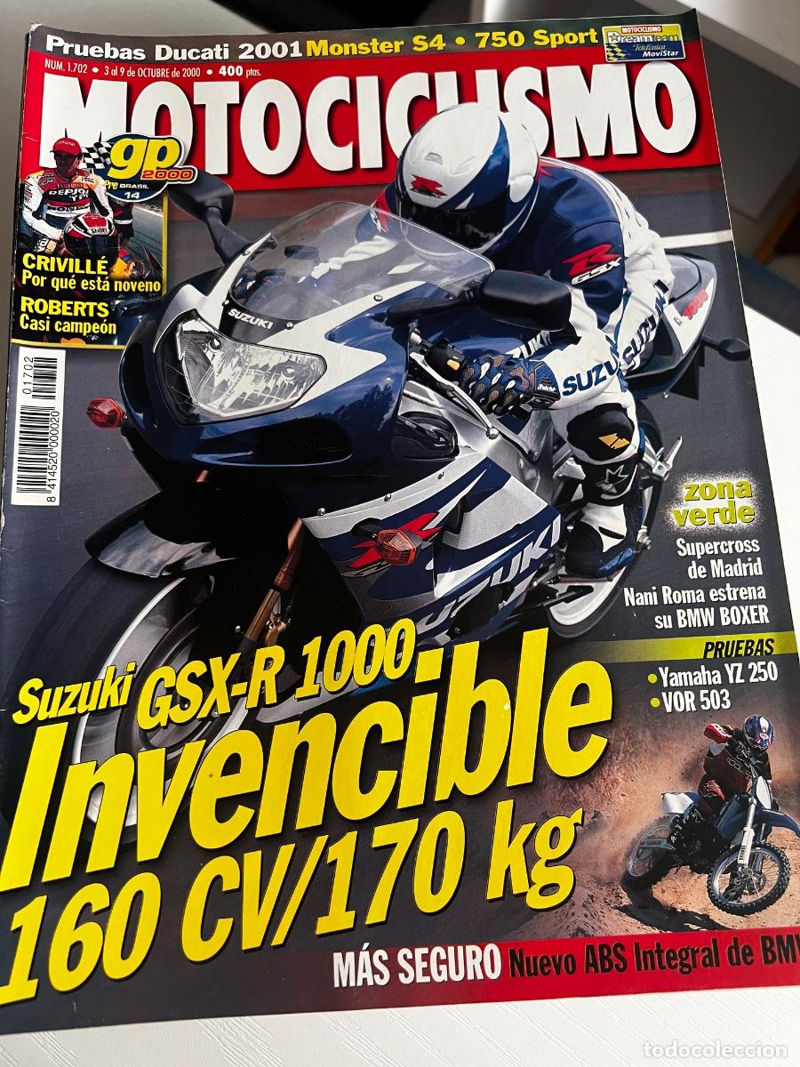 Coches y Motocicletas: MOTOCICLISMO. N&ordm; 1702. OCTUBRE 2000. PRUEBA: YAMAHA YZ 250. DUCATI SS 750 SPORT. LEER