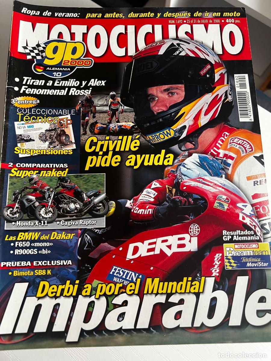 Coches y Motocicletas: MOTOCICLISMO. N&deg; 1692. JULIO 2000. PRUEBA: BIMOTA SB8 K. GRAN PREMIO DE ALEMANIA. GAMA KTM 200. LEER