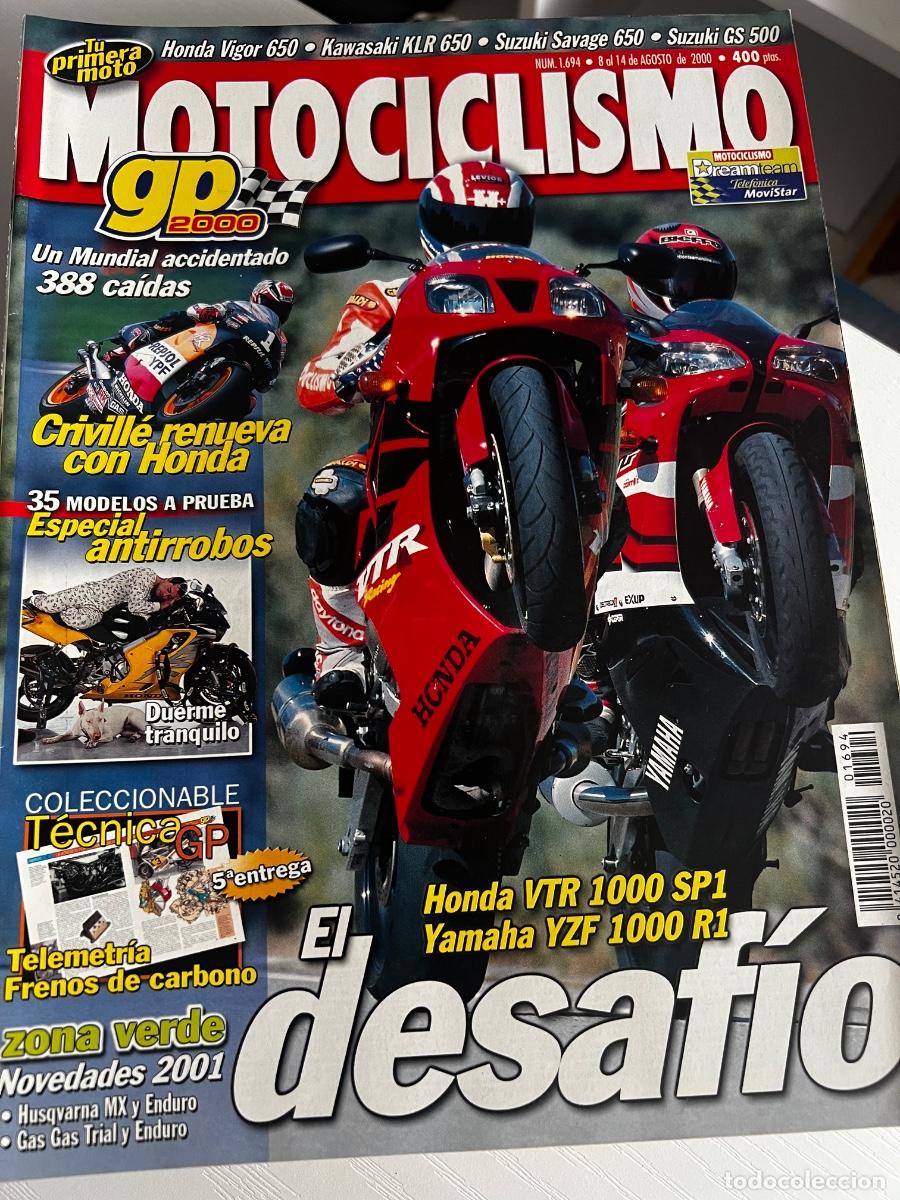 Coches y Motocicletas: MOTOCICLISMO. N&deg; 1694. AGOSTO 2000. APRILIA RSV CORSER. GAMA GAS GAS ENDURO Y TRIAL 2001. LEER
