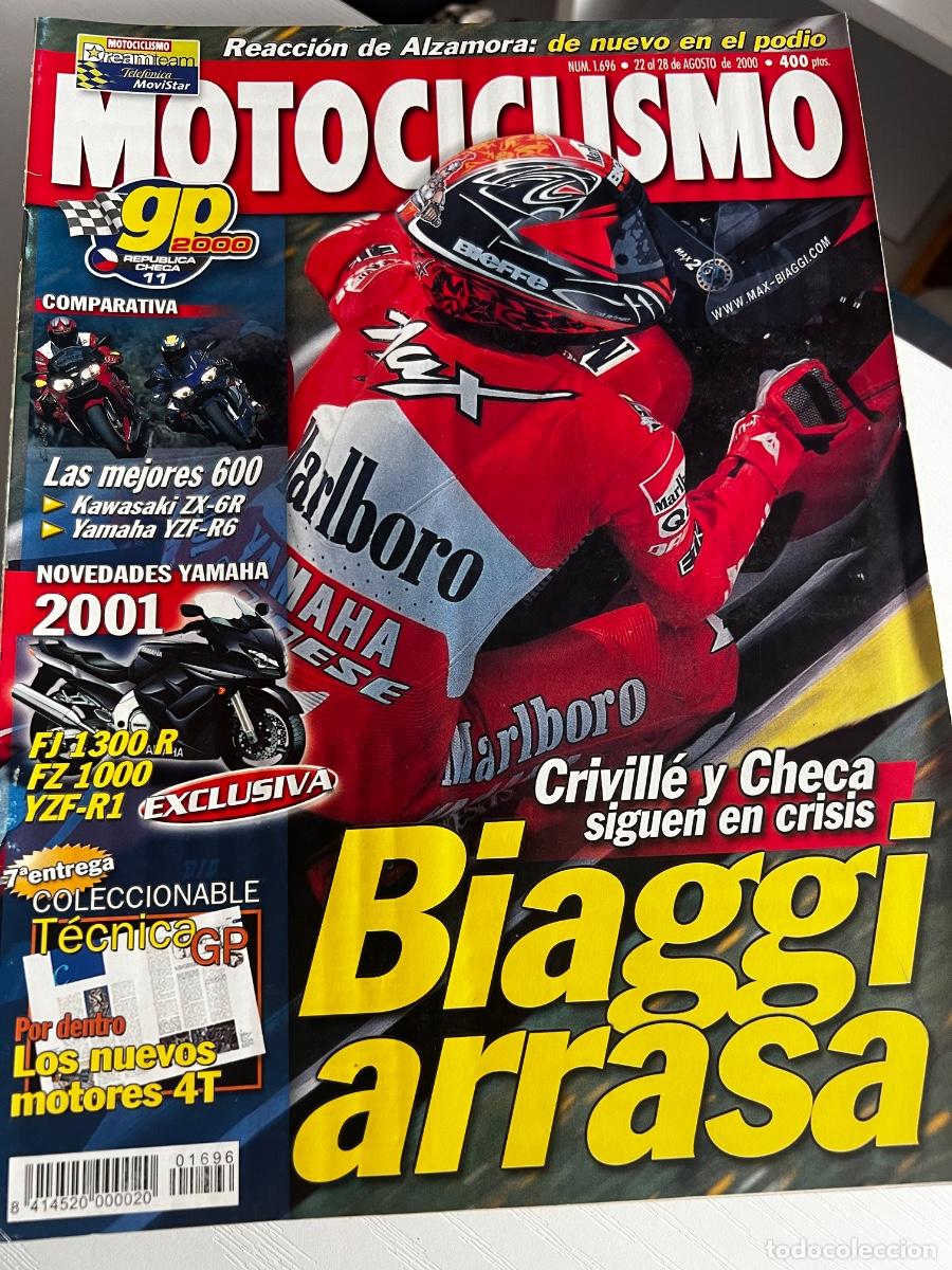Coches y Motocicletas: MOTOCICLISMO. N&deg; 1696. AGOSTO 2000. PRUEBA COMPARATIVA: KAWASAKI ZX-6R vs YAMAHA R6. LEER