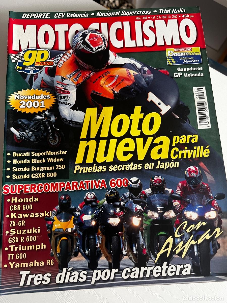 Coches y Motocicletas: MOTOCICLISMO. N&ordm; 1689. JULIO 2000. DUCATI SUPERMONSTER. HONDA BLACK WIDOW. SUZUKI BURGMAN 250. LEER.