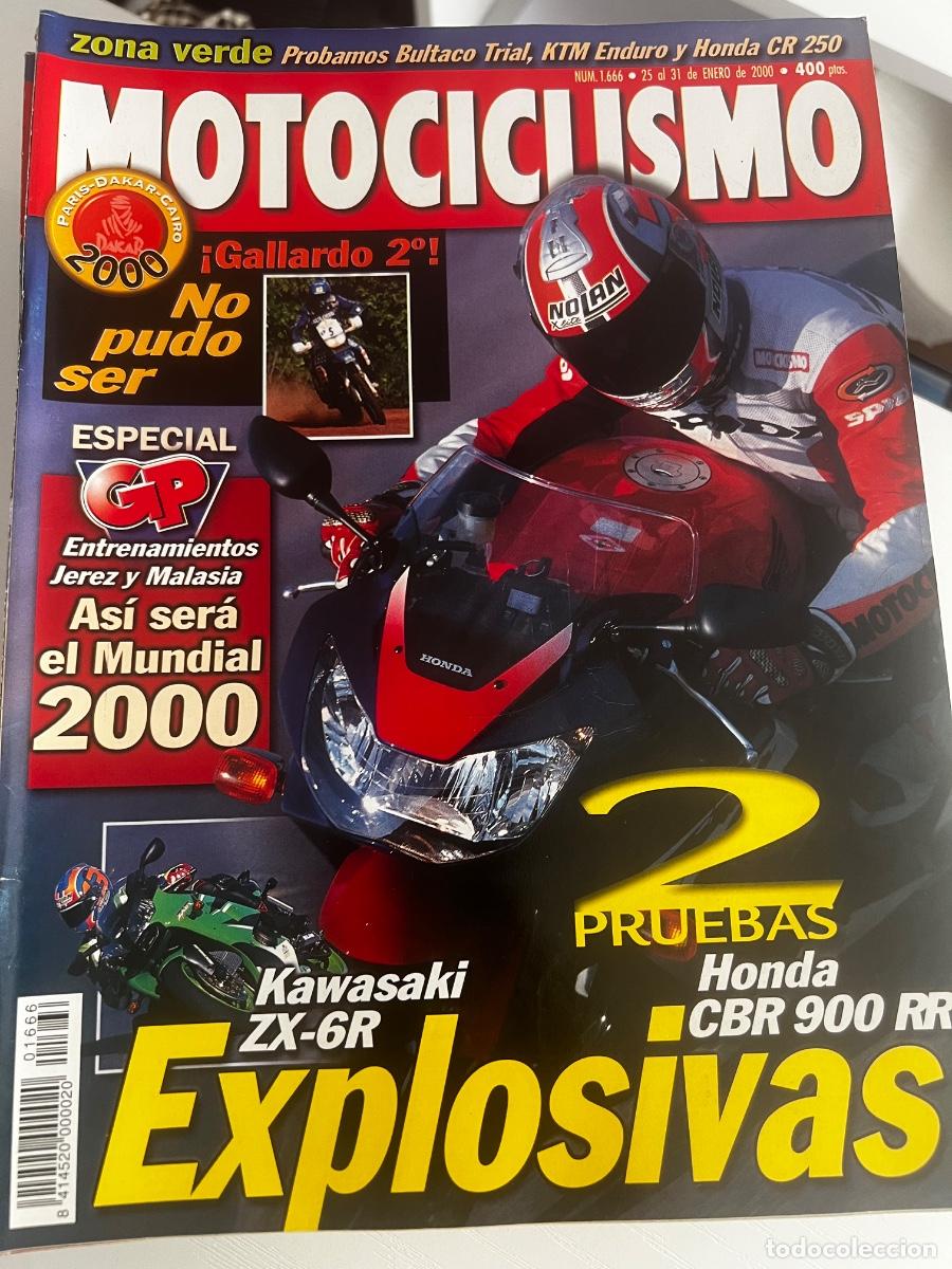 Carros e motociclos: MOTOCICLISMO. N&deg; 1666. ENERO 2000. HONDA CBR 900 RR FIREBLADE 2000. KAWASAKI ZX-6R. LEER