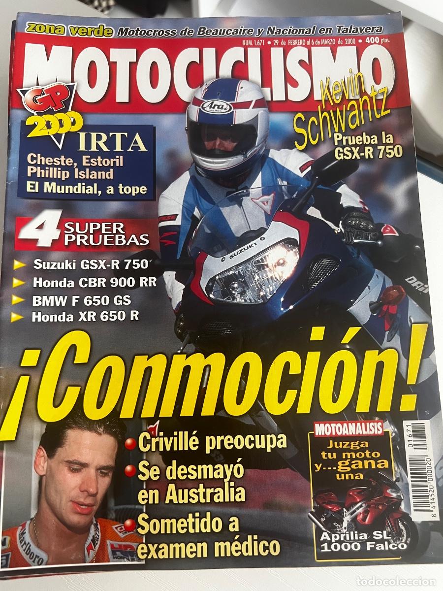 Carros e motociclos: MOTOCICLISMO. N&deg; 1671. MARZO 2000. PRUEBA: HONDA CBR 900 RR 2000. NACIONAL DE MOTO-CROSS 125. LEER 4