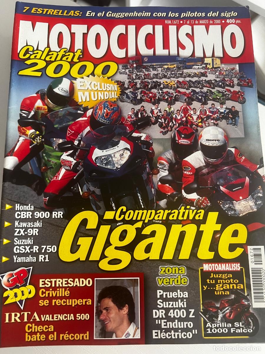 Carros e motociclos: MOTOCICLISMO. N&deg; 1672. MARZO 2000. HONDA CBR 900 RR. KAWASAKI ZX-9R. SUZUKI GSX-R 650. LEER