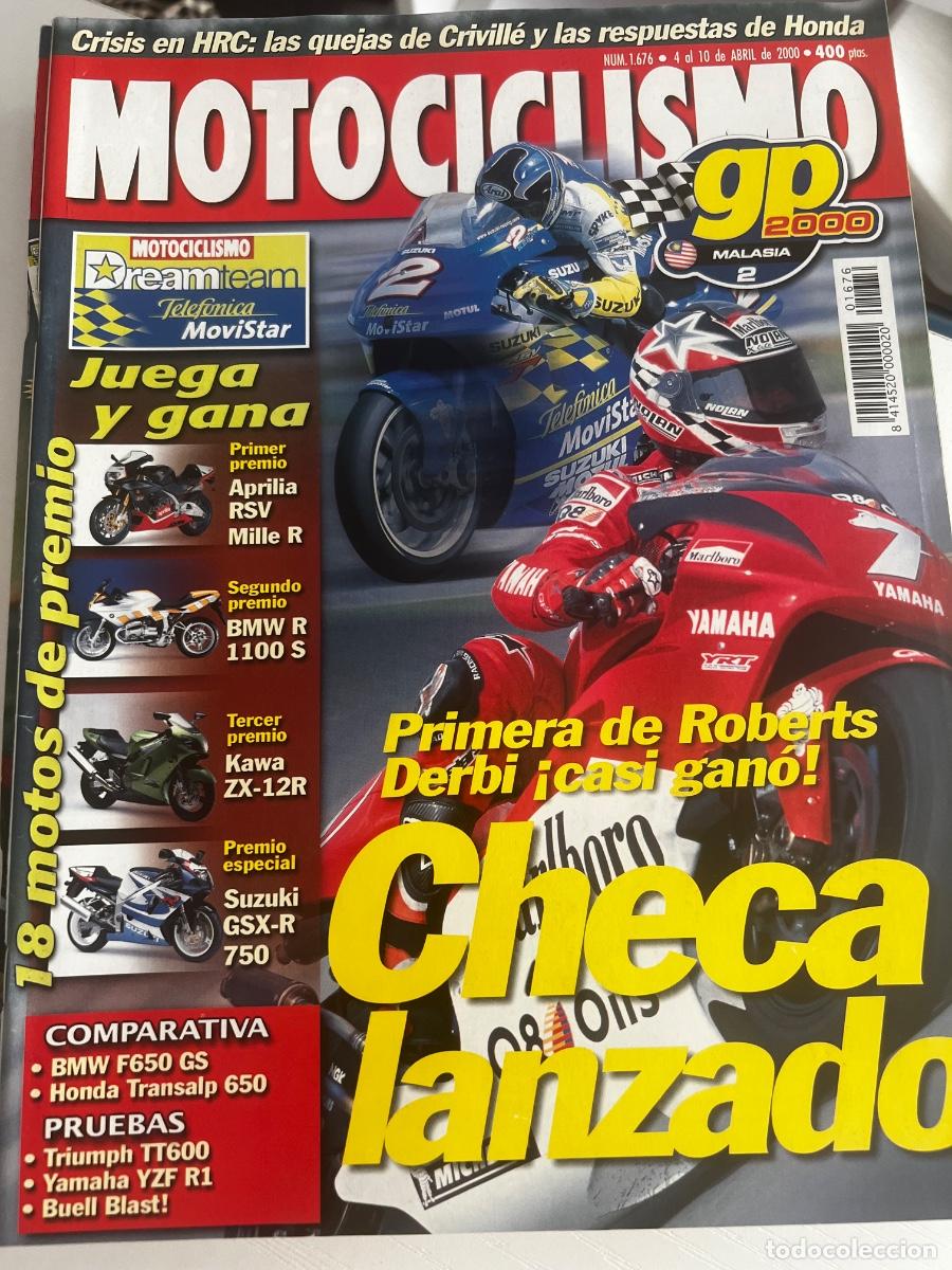 Autos und Motorr&auml;der: MOTOCICLISMO. N&deg; 1676. ABRIL 2000. CHECA LANZADO. PRIMERA DE ROBERTS DERBI. LEER