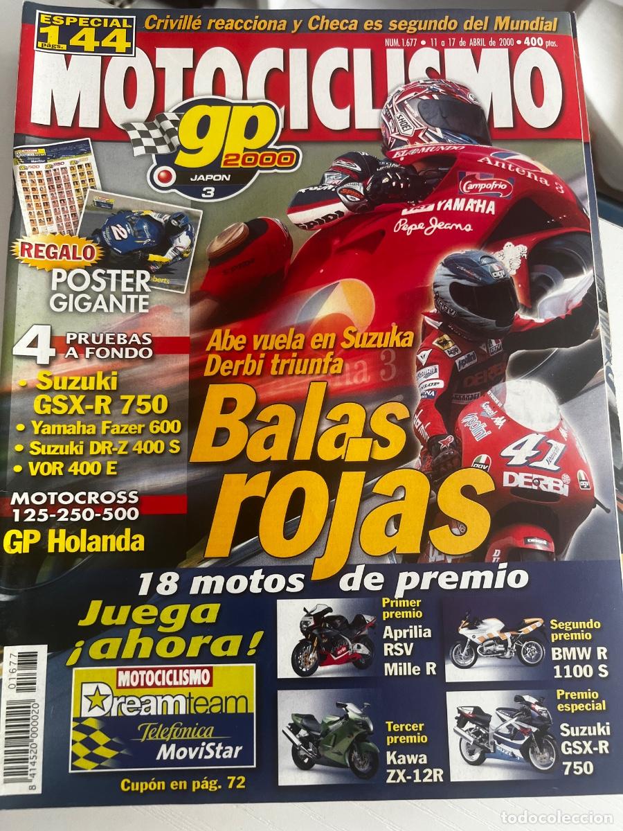 Autos und Motorr&auml;der: MOTOCICLISMO. N&deg; 1677. ABRIL 2000. PRUEBA: SUZUKI GSX-R 750. YAMAHA FZS 600 FAZER. LEER