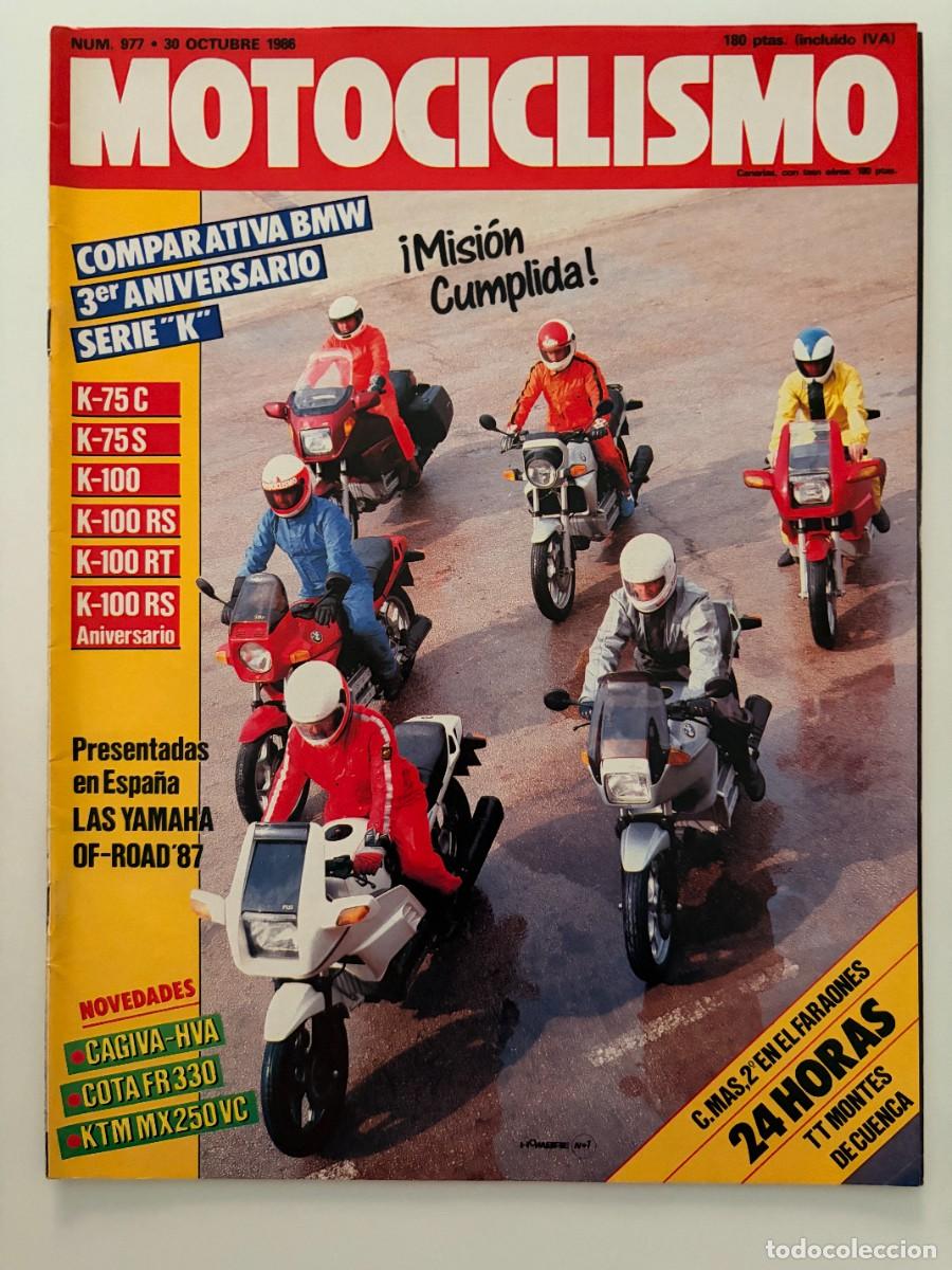 Coches y Motocicletas: MOTOCICLISMO. N&ordm; 977. OCTUBRE 1986. RALLYE DE LOS FARAONES. LA FAMILIA K. KTM 260 MX VC. LEER