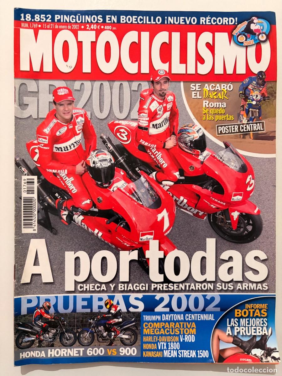 Coches y Motocicletas: MOTOCICLISMO. N&ordm; 1769. ENERO 2002. PRUEBA: TRIUMPH DAYTONA 955 i CENTENNIAL. LEER