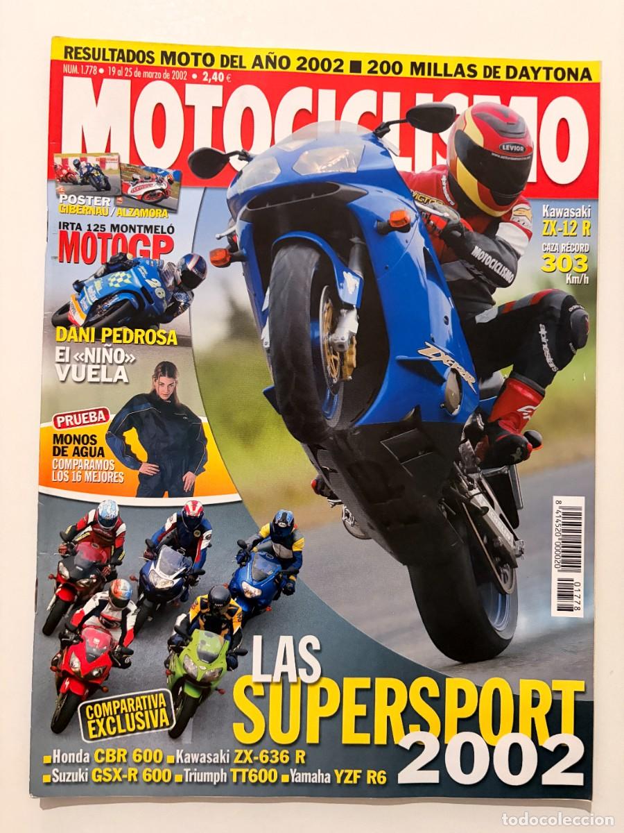 Coches y Motocicletas: MOTOCICLISMO. N&ordm; 1778. MARZO 2002. PRUEBA: TRIUMPH SPEED FOUR. EL REINO DE DUCATI. PIAGGIO X-9. LEER