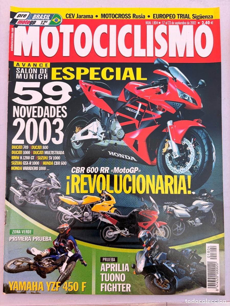 Autos und Motorr&auml;der: MOTOCICLISMO. N&deg; 1804. SEPTIEMBRE 2002. ESPECIAL 53 NOVEDADES 2003. SAL&Oacute;N DE M&Uacute;NICH. LEER