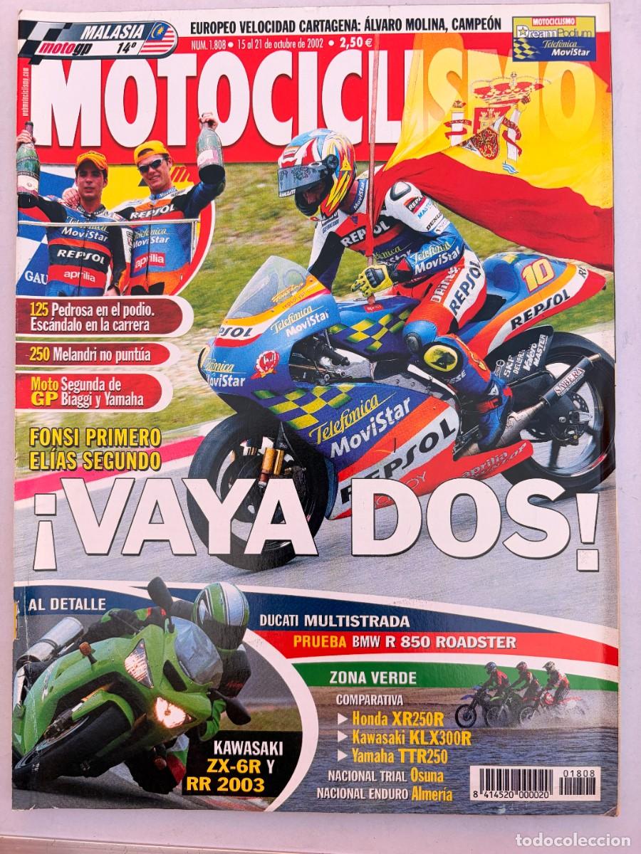 Coches y Motocicletas: MOTOCICLISMO. N&deg; 1808. OCTUBRE 2002. FONSI PRIMERO, EL&Iacute;AS SEGUNDO. DUCATI MULTISTRADA. LEER