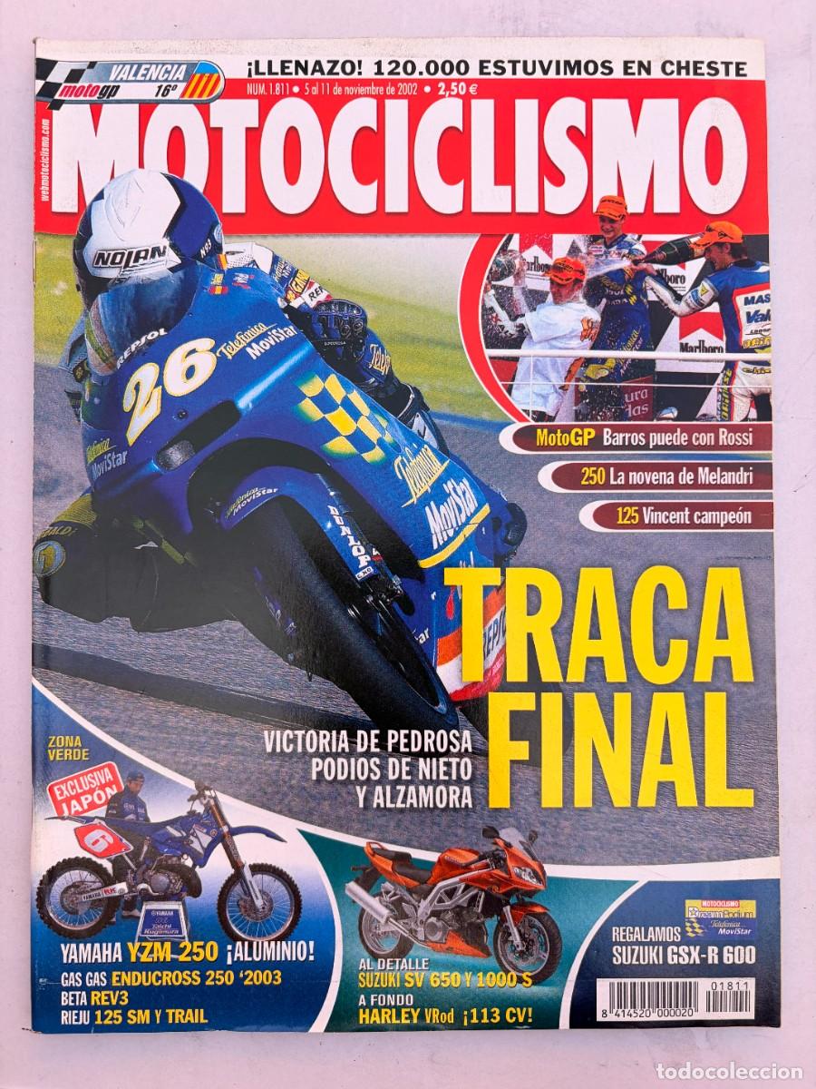 Coches y Motocicletas: MOTOCICLISMO. N&ordm; 1811. NOVIEMBRE 2002. VICTORIA DE PEDROSA. PODIOS DE NIETO Y ALZAMORA.. LEER.