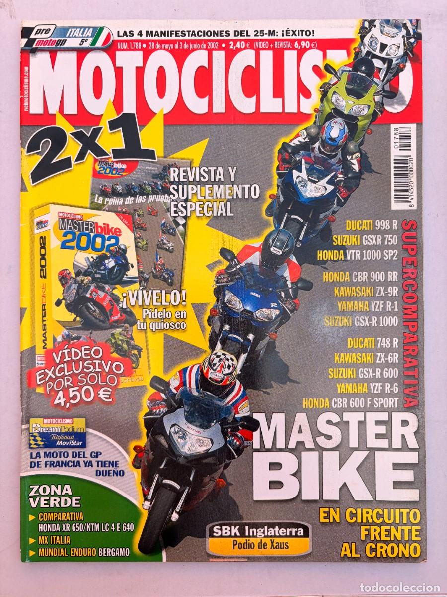 Coches y Motocicletas: MOTOCICLISMO. N&deg; 1788. JUNIO 2002. PRUEBA: HONDA XR 650. MUNDIAL DE SBK. GRAN PREMIO. LEER