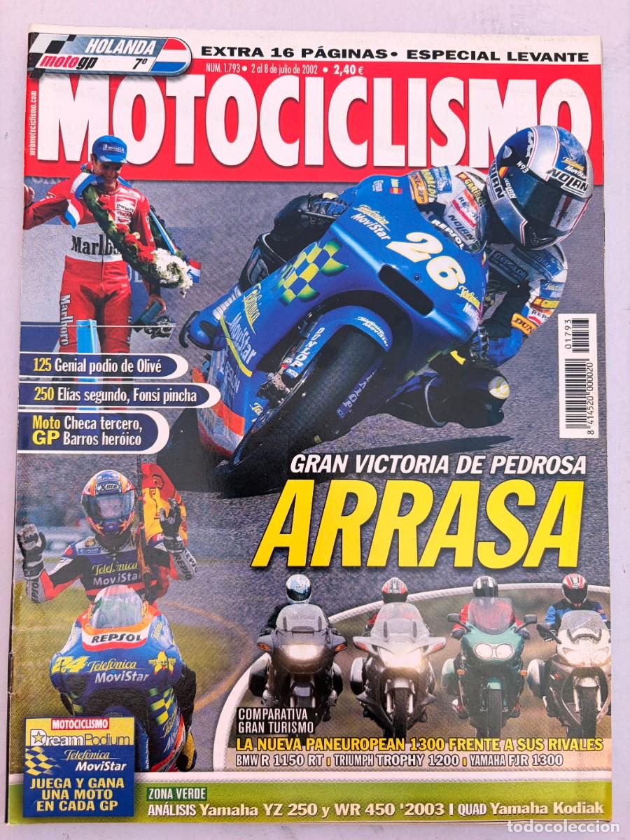 Coches y Motocicletas: MOTOCICLISMO. N&deg; 1793. JUNIO 2002. PRUEBA: YAMAHA YZ/WR 450 F. NEUM&Aacute;TICOS MICHEL&Iacute;N PARA SCOOTER.LEER
