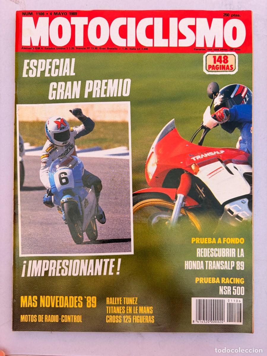 Coches y Motocicletas: MOTOCICLISMO. N&ordm; 1106. A&Ntilde;O 1989. PRUEBA: HONDA NSR 500. RALLYE DE T&Uacute;NEZ. NUEVO MOTOR ROTATIVO. LEER