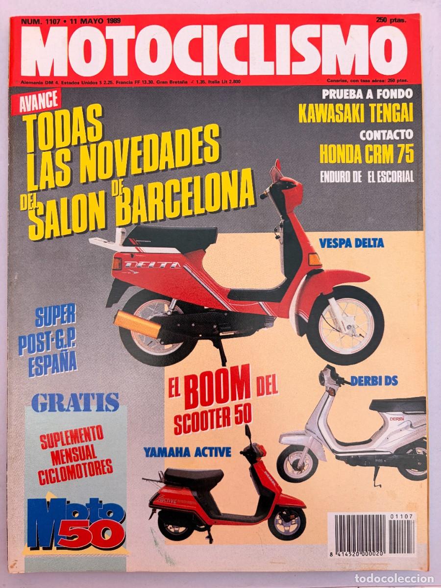 Coches y Motocicletas: MOTOCICLISMO. N&ordm; 1107. MAYO 1989. KAWASAKI TENGAI. HONDA CRM 75. S&Uacute;PER POST GP ESPA&Ntilde;A. LEER