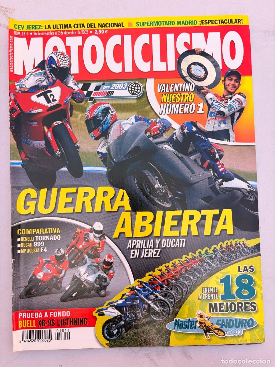 Coches y motocicletas: MOTOCICLISMO. N&deg; 1814. NOVIEMBRE 2002. GUERRA ABIERTA. APRILIA Y DUCATI EN JEREZ. LEER