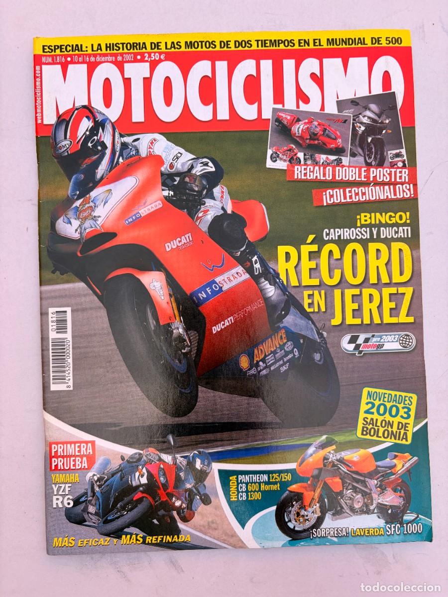 Coches y motocicletas: MOTOCICLISMO. N&deg; 1816. DICIEMBRE 2002. CAPIROSSI Y DUCATI RECORD EN JEREZ. SAL&Oacute;N DE BOLONIA. LEER