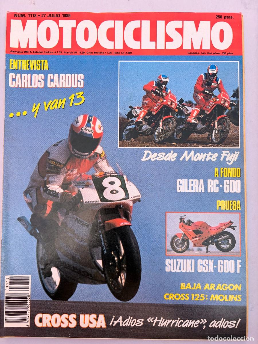 Coches y motocicletas: MOTOCICLISMO. N&ordm; 1118. A&Ntilde;O 1989. PRUEBA: GILERA RC 600. ENTREVISTA: JORDI ARCARONS. MOTO-CROSS. LEER