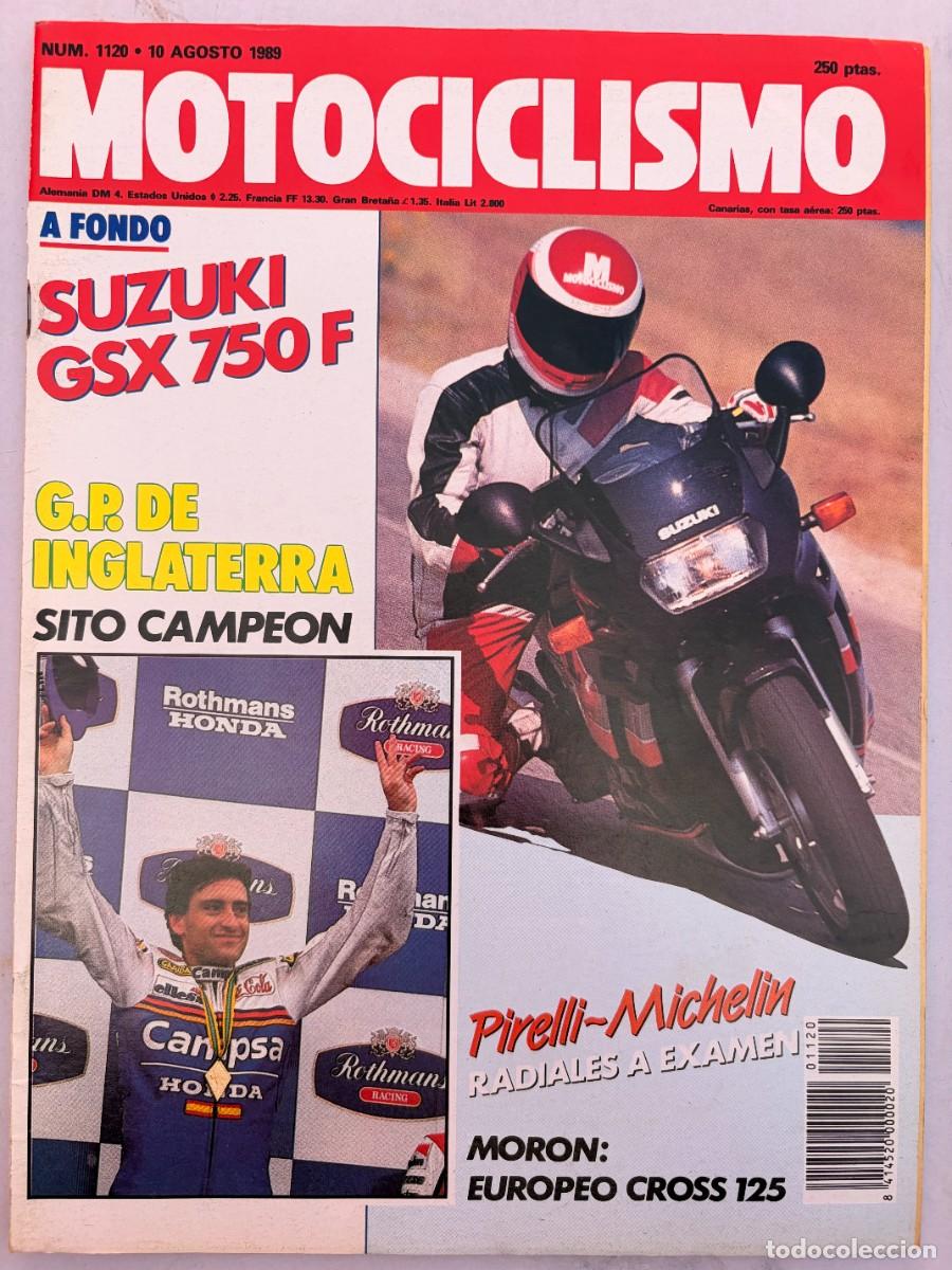Carros e motociclos: MOTOCICLISMO. N&ordm; 1120. AGOSTO 1989. GRAN PREMIO DE INGLATERRA. ENTREVISTA SITO PONS, CAMPE&Oacute;N. LEER