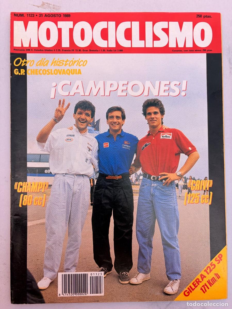 Coches y motocicletas: MOTOCICLISMO. N&ordm; 1123. A&Ntilde;O 1989. PRUEBA: GILERA SP 01. ENTREVISTA: MANOLO BURILLO. G.P. FRANCIA.LEER