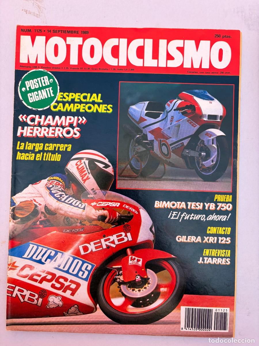 Automobili e Motociclette: MOTOCICLISMO. N&ordm; 1125. SEPTIEMBRE 1989. PRUEBA: BIMOTA TESI YB. ENTREVISTA: AGUSTI BALL. LEER