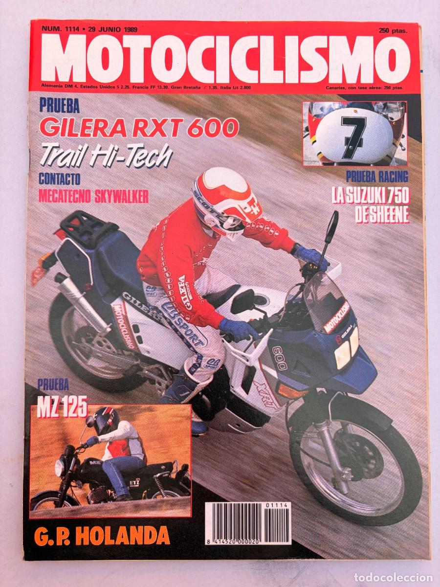 Coches y Motocicletas: MOTOCICLISMO. N&ordm; 1114. JUNIO 1989. PRUEBA: GILERA RXT 600. SUZUKI XR 11. ENTREVISTA: JAVI ARENA.LEER