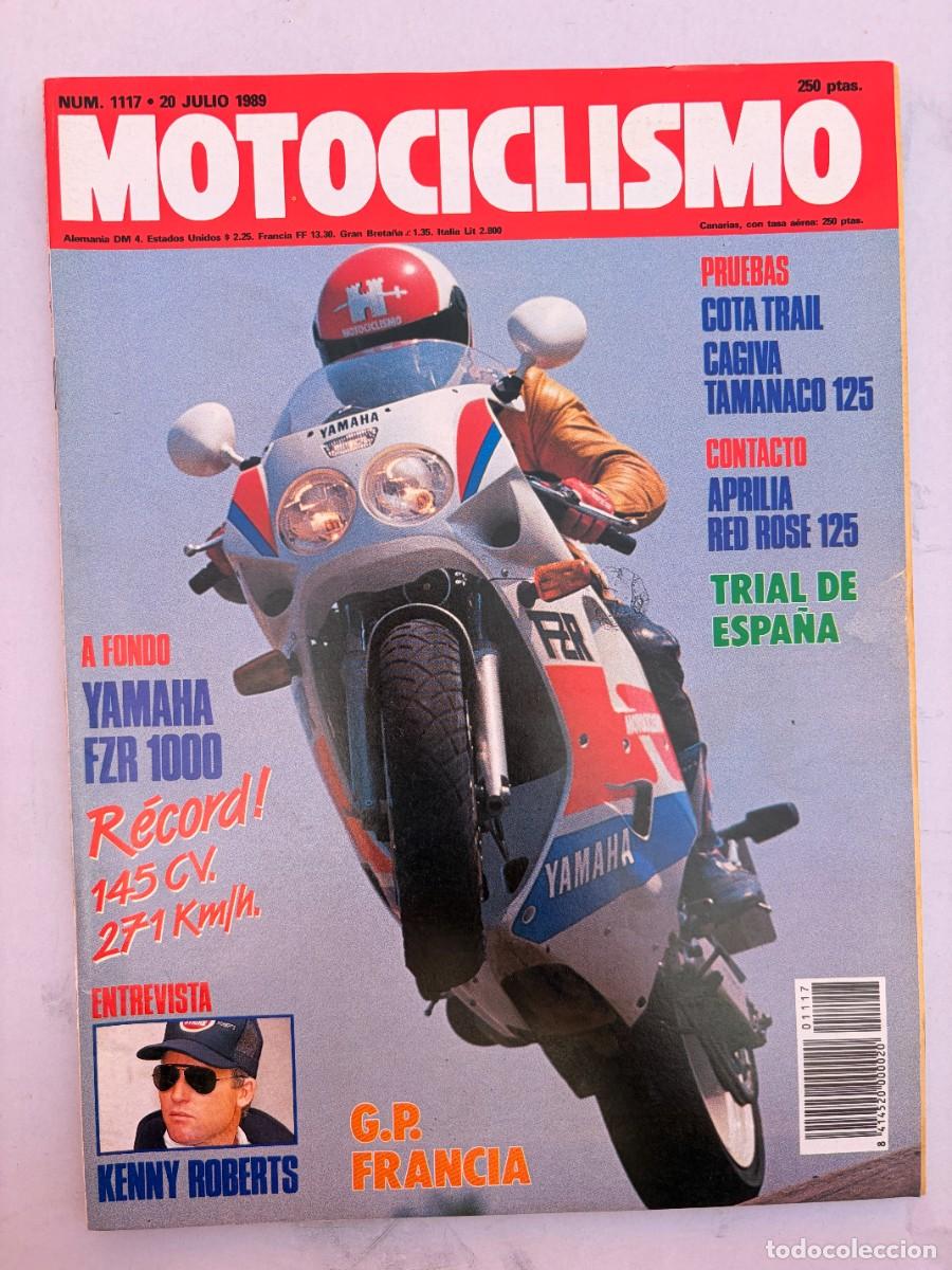 Coches y Motocicletas: MOTOCICLISMO. N&ordm; 1117. A&Ntilde;O 1989. PRUEBA: CAGIVA TAMANACO 125. APRILIA ROSE 125. TRIAL DE ESPA&Ntilde;A.LEER