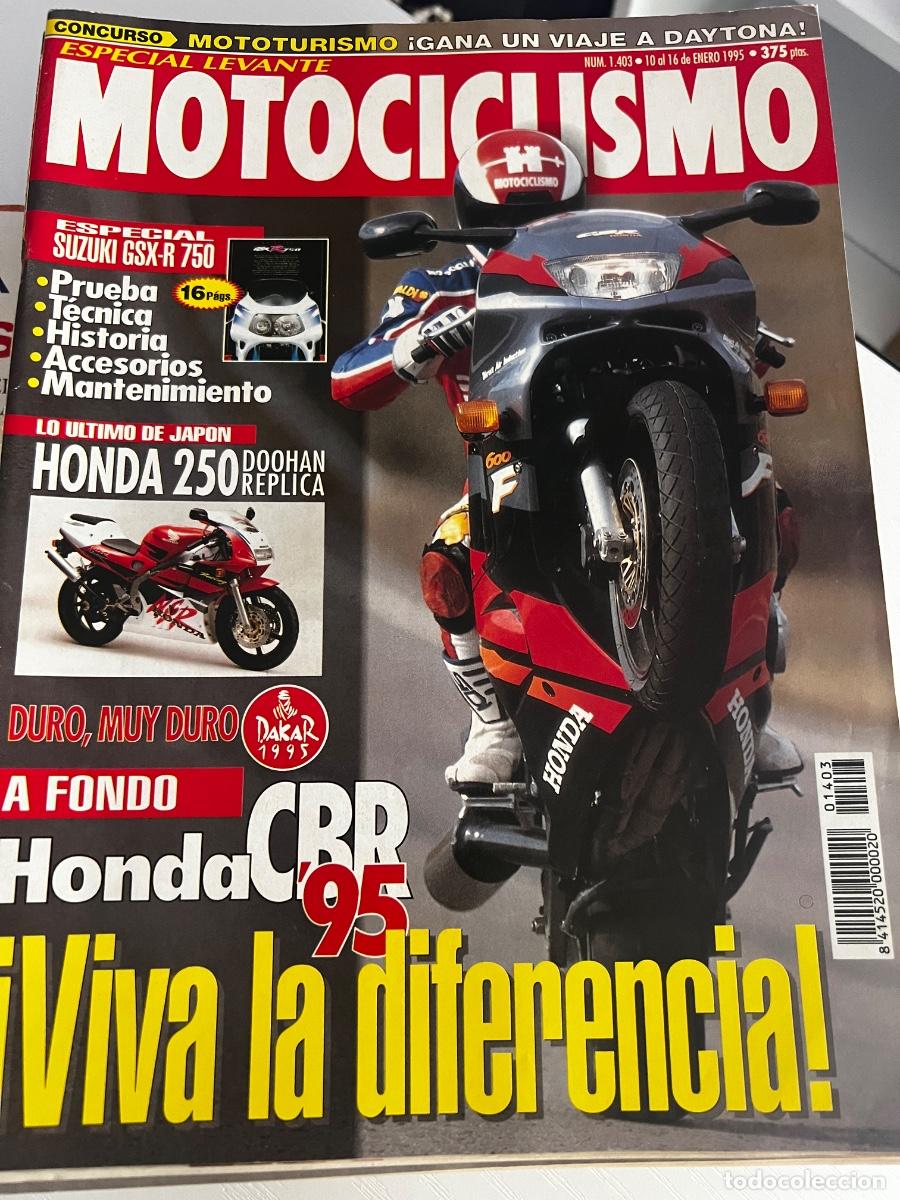 Coches y Motocicletas: MOTOCICLISMO. N&deg; 1403. ENERO 1995. HONDA CBR 95. HONDA 250 DOOHAN R&Eacute;PLICA. DAKAR 1995. LEER.