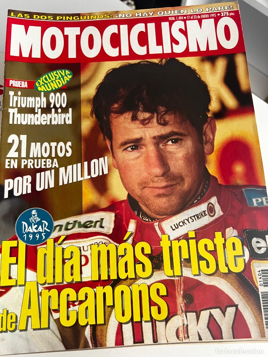 Coches y Motocicletas: MOTOCICLISMO. N&ordm; 1404. ENERO 1995. PRUEBA: TRIUMPH 900 THUNDERBIRD. DAKAR. EL DIA MAS TRISTE.. LEER