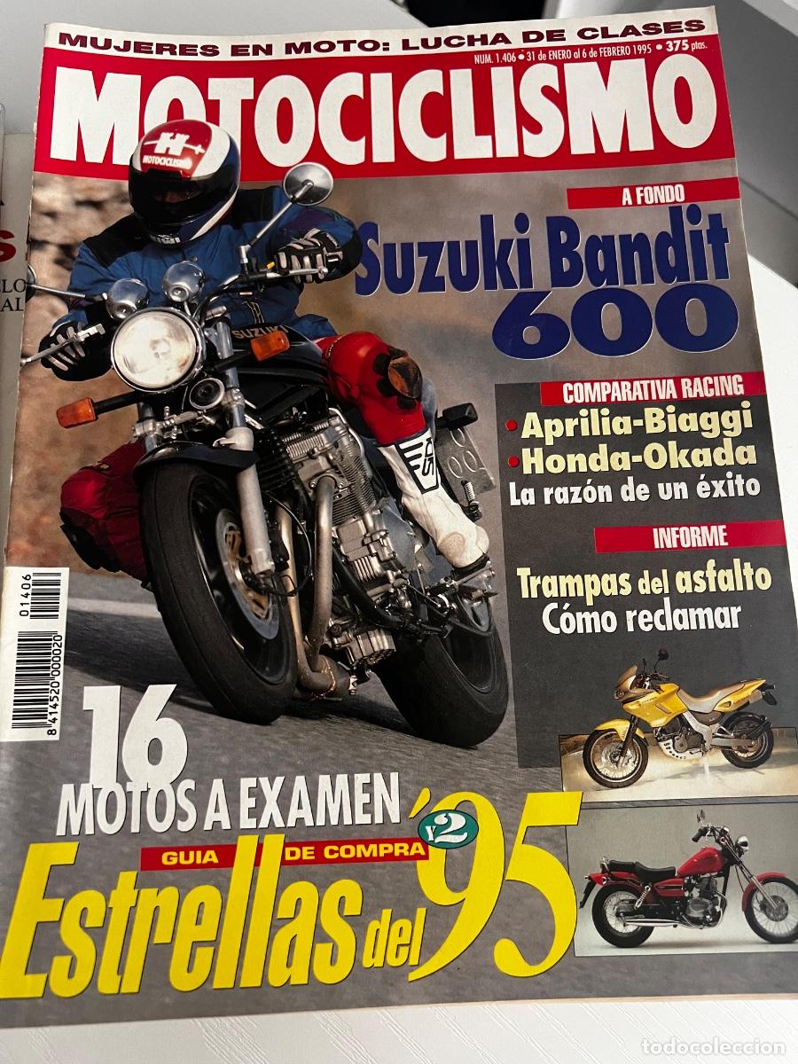 Coches y Motocicletas: MOTOCICLISMO. N&ordm; 1406. ENERO 1995. SUZUKI BANDIT 600 N. KTM 300 EXC. APRILIA RSV 250 . HONDA.. LEER.
