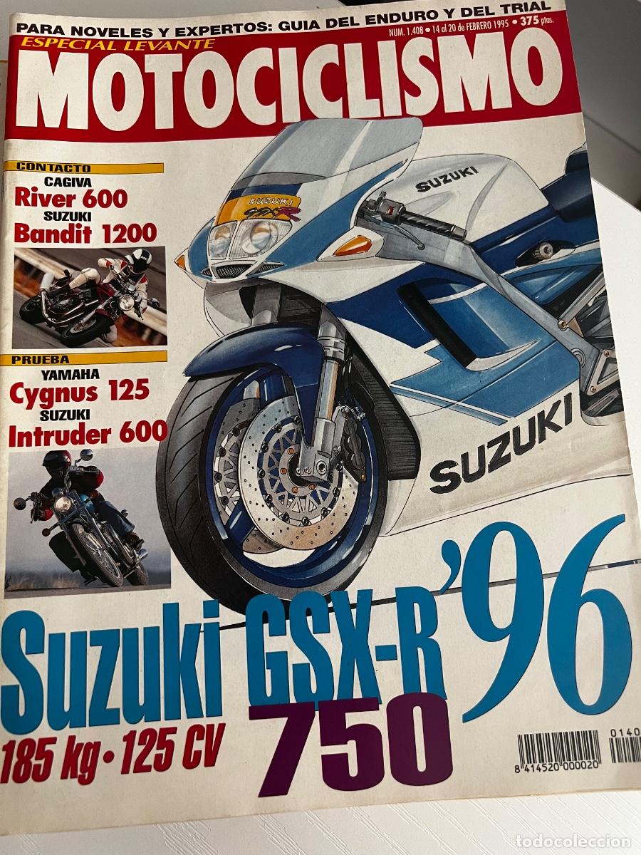 Coches y Motocicletas: MOTOCICLISMO. N&deg; 1408. FEBRERO 1995. SUZUKI GSX-R 750 96. YAMAHA CYGNUS 125. LEER