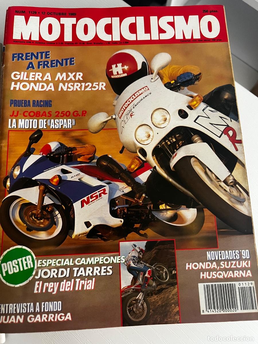 Coches y Motocicletas: MOTOCICLISMO. N&ordm; 1129. A&Ntilde;O 1989. JJ-COBAS 250 GP. JORDI TARR&Eacute;S. SUZUKI RM 125. RALLYES ASFALTO. LEER