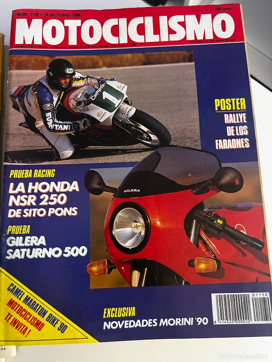 Coches y Motocicletas: MOTOCICLISMO. N&ordm; 1130. A&Ntilde;O 1989. PRUEBA: HONDA NSR 250. PRUEBA: GILERA SATURNO.... LEER.