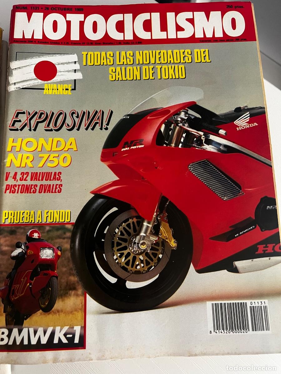 Coches y Motocicletas: MOTOCICLISMO. N&ordm; 1131. A&Ntilde;O 1989. HONDA NR750. BMW K-1. CAGIVA EN INGLATERRA. CARLOS MAS... LEER.