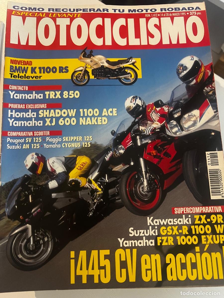 Coches y Motocicletas: MOTOCICLISMO. N&deg; 1412. MARZO 1995. BMW K1100 RS. YAMAHA TRX 850. HONDA SHADOW 1100 ACE. LEER