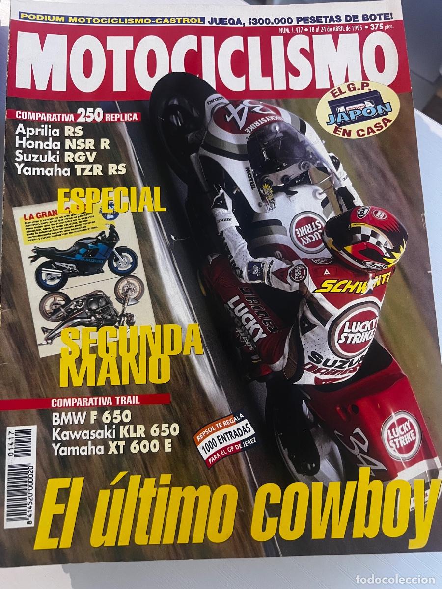 Coches y Motocicletas: MOTOCICLISMO. N&ordm; 1417. ABRIL 1995. APRILIA RS. HONDA NSR R. SUZUKI RGV. YAMAHA TZR RS.... LEER.
