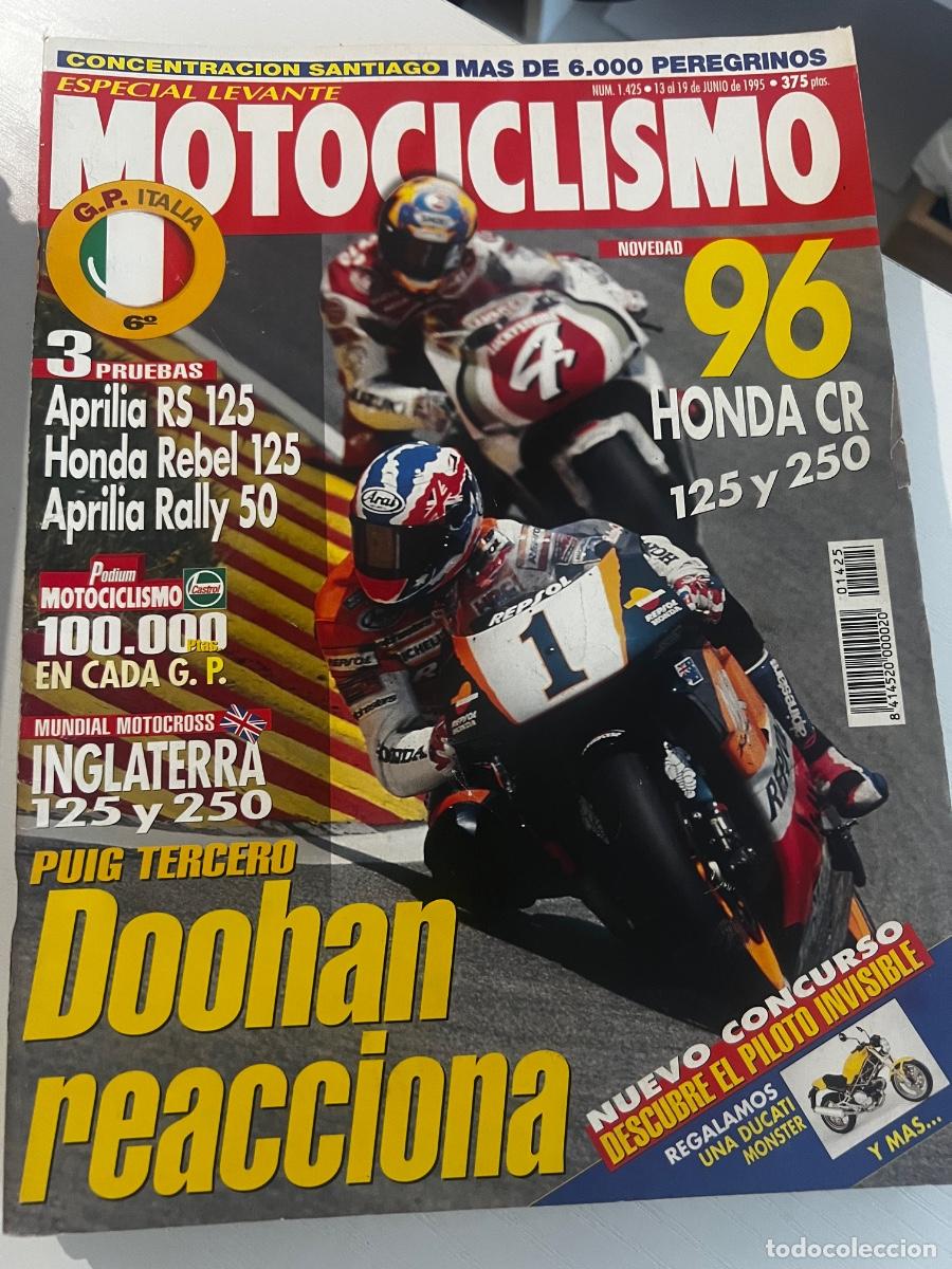 Coches y Motocicletas: MOTOCICLISMO. N&ordm; 1425. JUNIO 1995. PRUEBA: HONDA CR 125 R. APRILIA RS 125.... LEER.