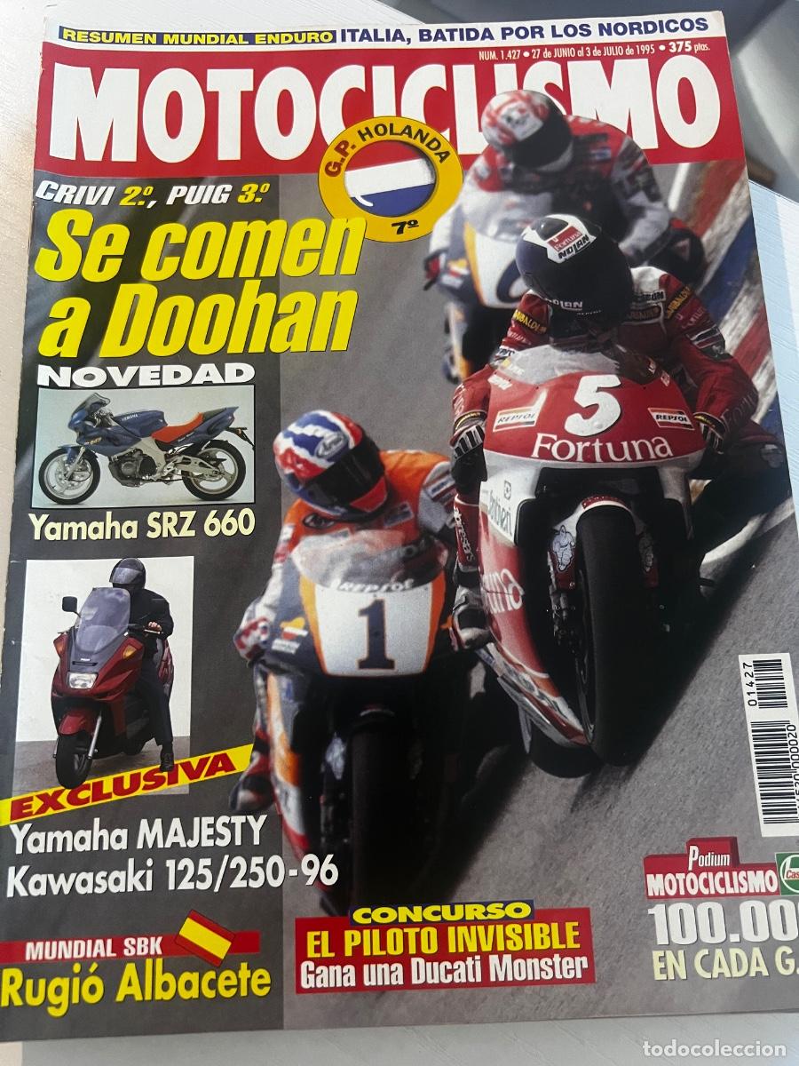 Coches y Motocicletas: MOTOCICLISMO. N&ordm; 1427. JUN 1995. MUNDIAL SBK. RUGIO ALBACETE. SE COMEN A DOOHAN. YAMAHA SRZ.. LEER
